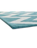 Alfombra DKD Home Decor 160 x 230 x 2 cm Poliéster Zig-zag Bicolor
