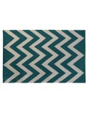Tapis DKD Home Decor Polyester Zigzag Bicolore 120 x 180 x 2 cm
