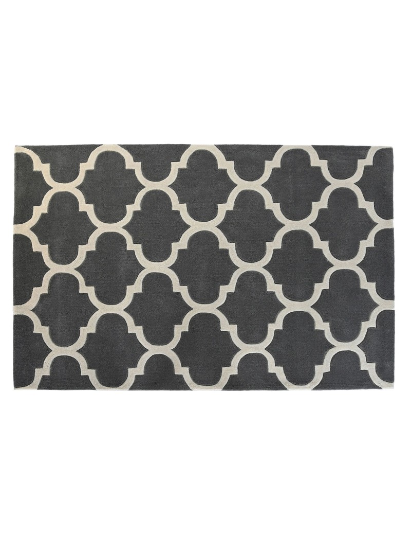 Alfombra DKD Home Decor Gris Poliéster 120 x 180 x 2 cm Étnico