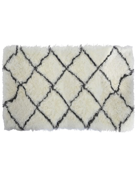 Alfombra DKD Home Decor 160 x 230 x 5 cm Poliéster Blanco Rombos Alfombra DKD Home Decor 160 x 230 x 5 cm Poliéster Blanco Rombos
