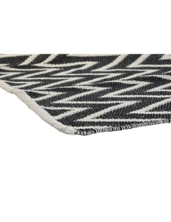 Alfombra DKD Home Decor Poliéster Zig-zag Bicolor 160 x 230 x 1 cm