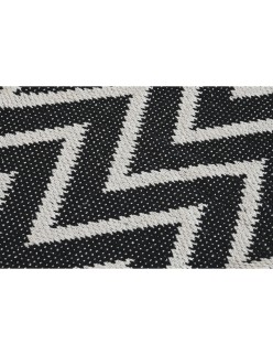 Alfombra DKD Home Decor Poliéster Zig-zag Bicolor 160 x 230 x 1 cm