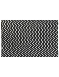 Alfombra DKD Home Decor Poliéster Zig-zag Bicolor 160 x 230 x 1 cm
