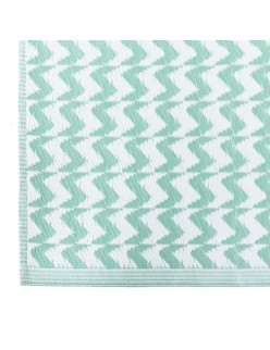 Outdoor rug Naxos White Green polypropylene