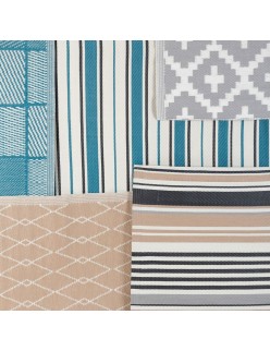Tapis d’extérieur Milos Bleu polypropylène