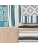 Außenbereich-Teppich Zante Beige Polypropylen