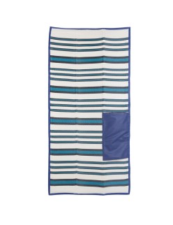 Strandbadetuch Milos Blau Polypropylen 90 x 180 cm
