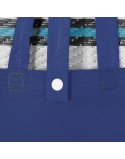 Strandbadetuch Milos Blau Polypropylen 90 x 180 cm