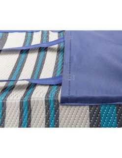 Strandbadetuch Milos Blau Polypropylen 90 x 180 cm
