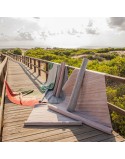 Outdoor rug Goa 120 x 180 x 0,5 cm Grey Stone PET