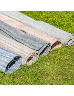 Alfombra de Exterior Goa 120 x 180 x 0,5 cm PET Tierra
