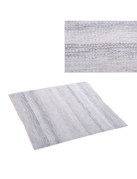 Alfombra de Exterior Goa PET Blanco/Gris Alfombra de Exterior Goa PET Blanco/Gris