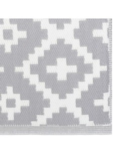 Alfombra de Exterior Paros Gris Polipropileno