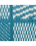 Alfombra de Exterior Meis 160 x 230 x 0,5 cm Azul Blanco Polipropileno