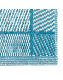 Alfombra de Exterior Meis 160 x 230 x 0,5 cm Azul Blanco Polipropileno