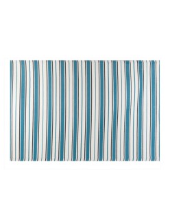 Außenbereich-Teppich Milos 160 x 230 x 0,5 cm Blau Polypropylen