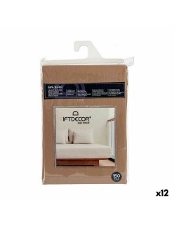 Lenzuolo con angoli 150 cm Marrone (12 Unità)