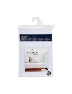 Lenzuolo con angoli 135 cm Bianco (12 Unità)