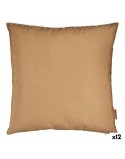 Funda de cojín 60 x 0,5 x 60 cm Beige (12 Unidades)