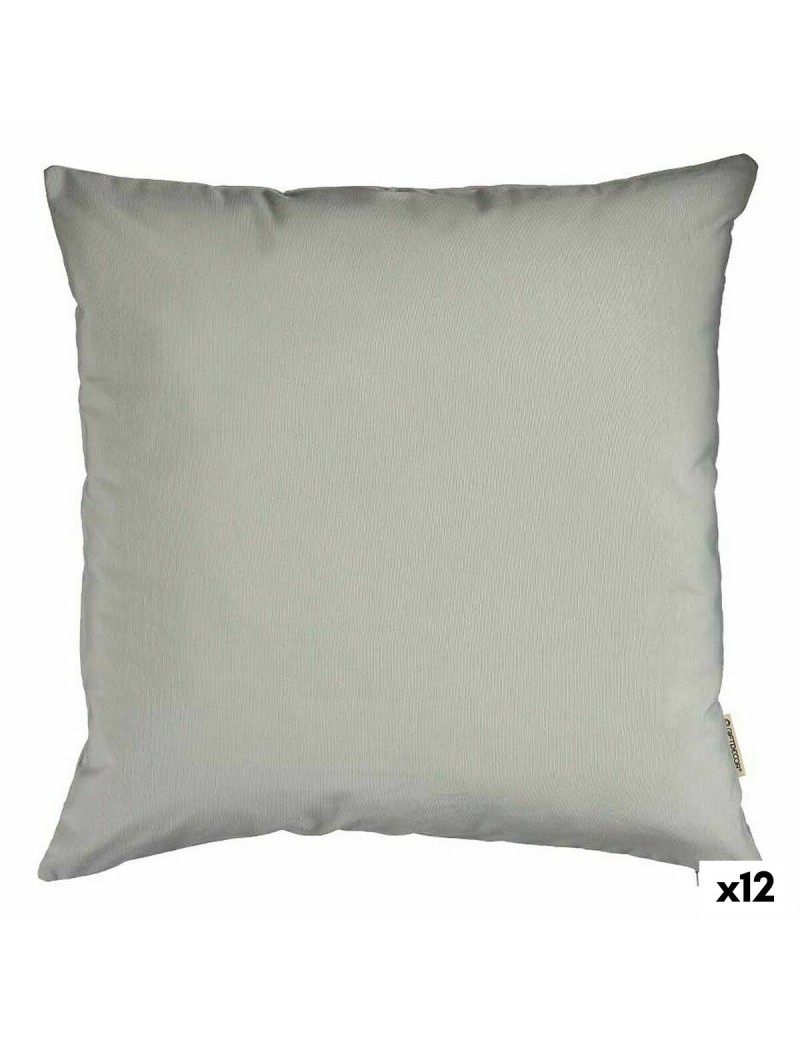 Housse de coussin 60 x 0,5 x 60 cm Gris (12 Unités)