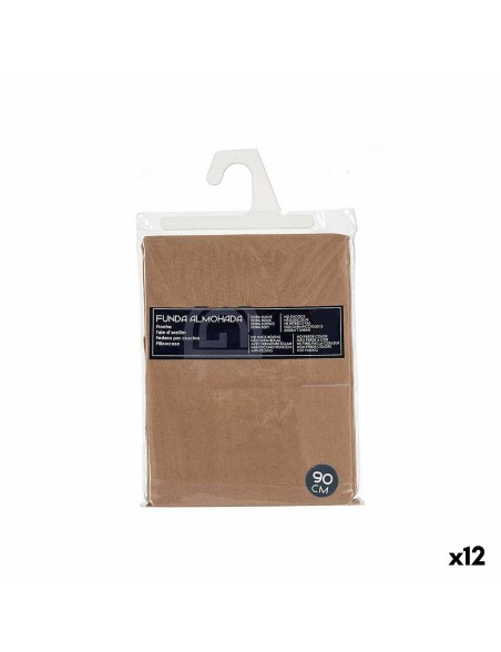 Pillowcase 45 x 0,3 x 90 cm Brown (12 Units) Pillowcase 45 x 0,3 x 90 cm Brown (12 Units)