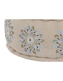 Pouffe DKD Home Decor Blue Beige 60 x 60 x 27 cm