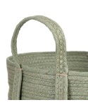 Set di Cesti 42 x 42 x 48 cm Menta Fibra naturale (3 Pezzi)