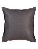 Cushion Polyester Dark grey 45 x 45 cm