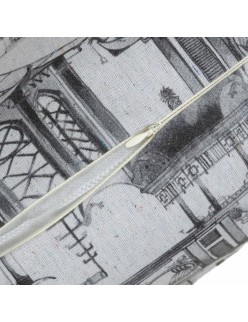 Cuscino Poliestere 60 x 60 cm 100 % cotone Casetta