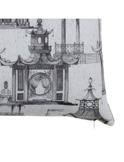 Cushion Polyester 60 x 60 cm 100% cotton Small house
