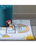 Alfombra Infantil Algodón 160 x 120 cm
