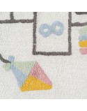 Alfombra Infantil Algodón 160 x 120 cm