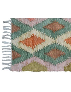 Alfombra DKD Home Decor Gris Amarillo Multicolor Rombos 160 x 230 x 1 cm