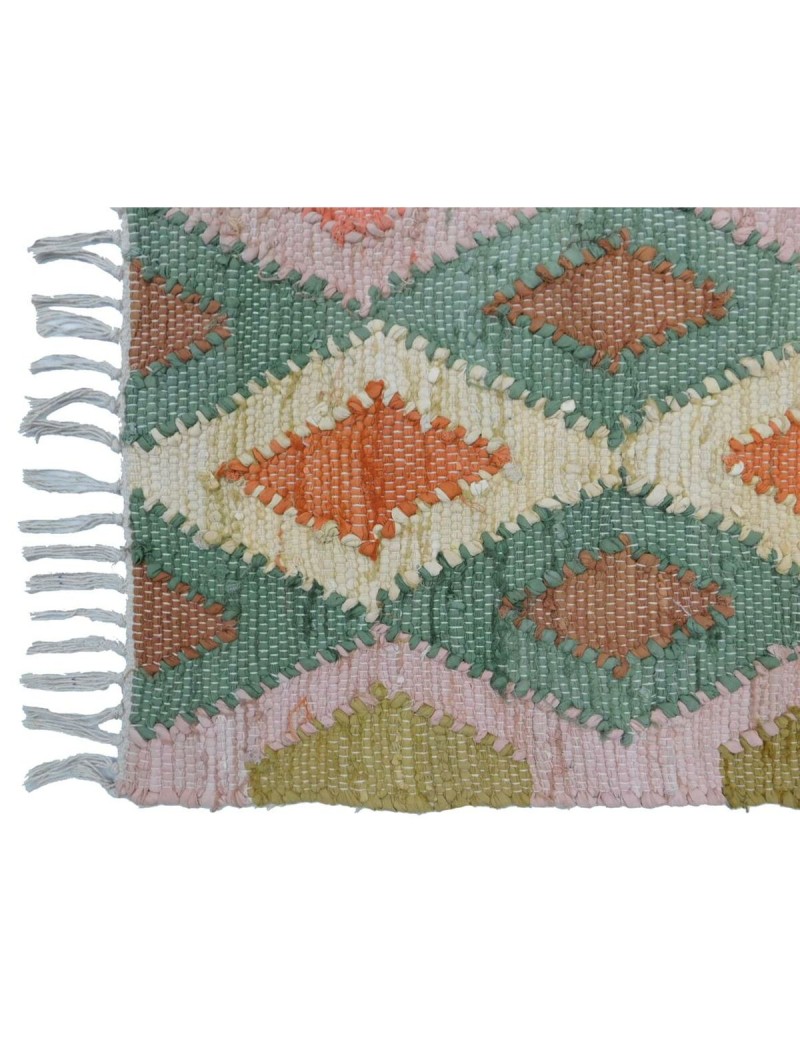 Teppich DKD Home Decor Grau Gelb Bunt Rhombusse 160 x 230 x 1 cm