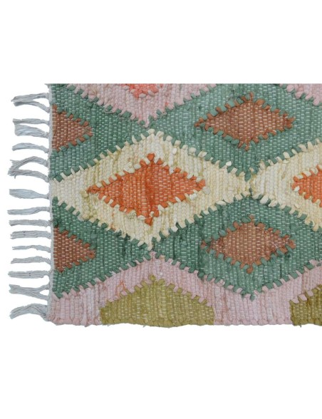 Alfombra DKD Home Decor Gris Amarillo Multicolor Rombos 160 x 230 x 1 cm Alfombra DKD Home Decor Gris Amarillo Multicolor Rombos 160 x 230 x 1 cm