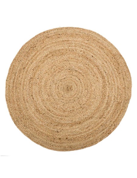 Alfombra 120 x 120 x 1 cm Natural Yute Alfombra 120 x 120 x 1 cm Natural Yute