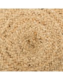 Alfombra 120 x 120 x 1 cm Natural Yute