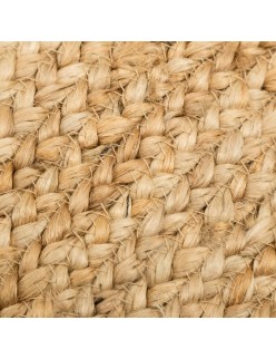 Alfombra 120 x 120 x 1 cm Natural Yute