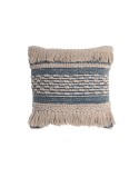 Coussin DKD Home Decor Bleu 45 x 10 x 45 cm Blanc Boho
