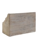 Contenitore per Sistemare Multiuso DKD Home Decor Bianco Naturale Legno di mango 32 x 13 x 21 cm (12 Unità)