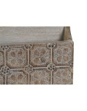 Contenitore per Sistemare Multiuso DKD Home Decor Bianco Naturale Legno di mango 32 x 13 x 21 cm (12 Unità)
