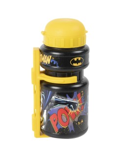 Kinderflasche für Fahrrad Batman CZ10969 Gelb/Schwarz 350 ml Gelb