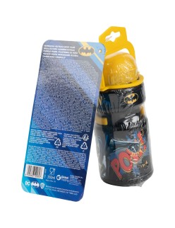 Botellín Infantil para Bicicleta Batman CZ10969 Amarillo/Negro 350 ml Amarillo