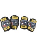Kit coudières et genouillères Batman CZ10957 Noir/Jaune