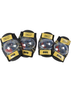 Kit coudières et genouillères Batman CZ10957 Noir/Jaune