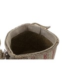 Cestino Multiuso DKD Home Decor Marrone Nero Rosso Boho 30 x 30 x 36 cm (2 Unità)
