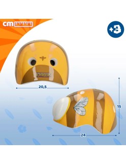 Casco Infantil K3yriders BEE 52-55 cm (4 Unidades)