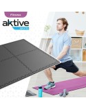 Tatami-Boden Aktive Dunkelgrau (4 Stück)