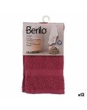 Serviette de toilette Berilo 5311 Bordeaux 80 % coton 20 % Polyester 30 x 0,5 x 50 cm (12 Unités)