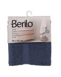 Serviette de toilette Berilo 5312 Bleu 80 % coton 20 % Polyester 50 x 90 cm 50 x 0,5 x 90 cm (6 Unités)